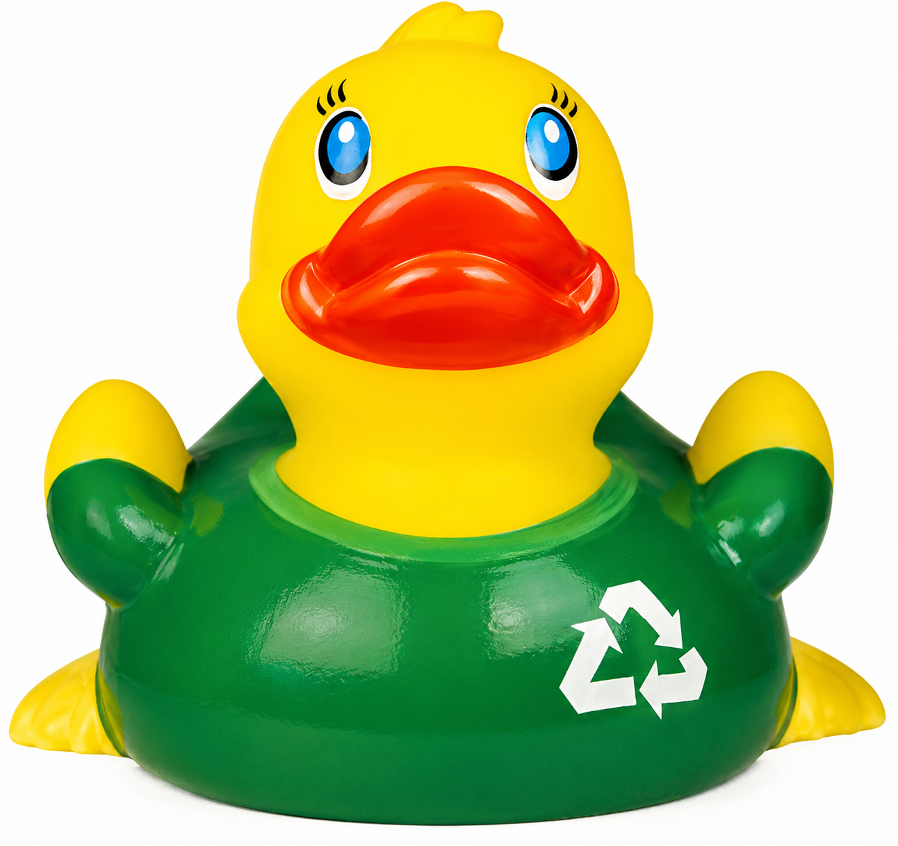 AD-7040 Rubber “Go Green” Duck ©
