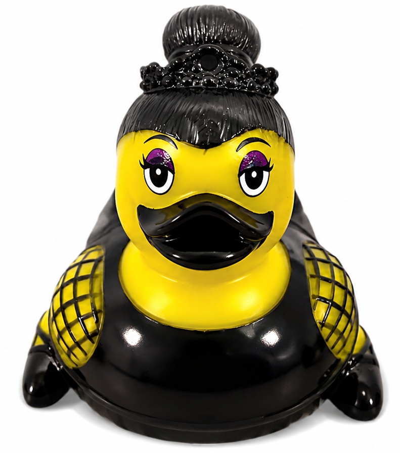 AD-8136 Rubber Gothic Duck ©