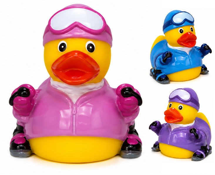 AD-7041 Rubber “Snow Ski” Duck ©