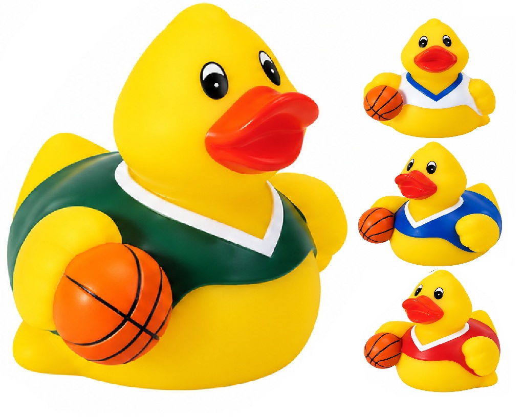 AD-1042 Rubber Basketball Duck ©