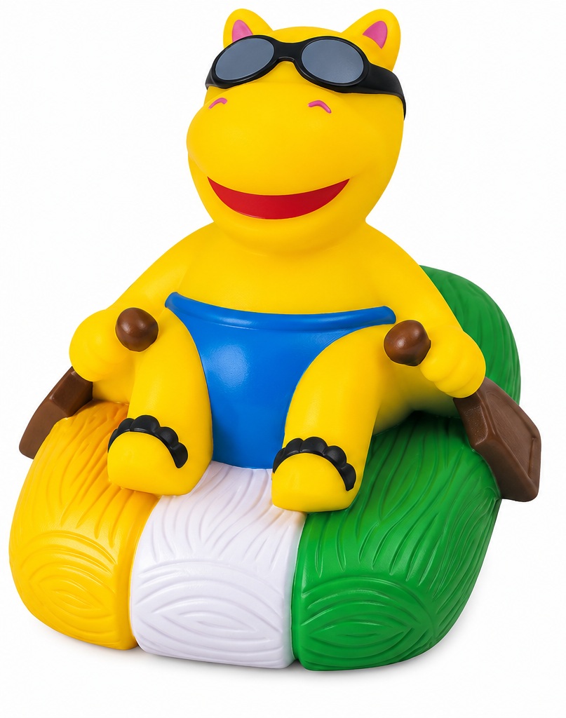 AD-1053 Rubber Happenin' Hippo
